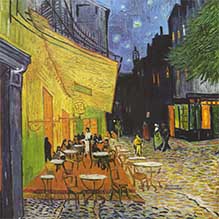Van Gogh's Cafe Terrace at Night