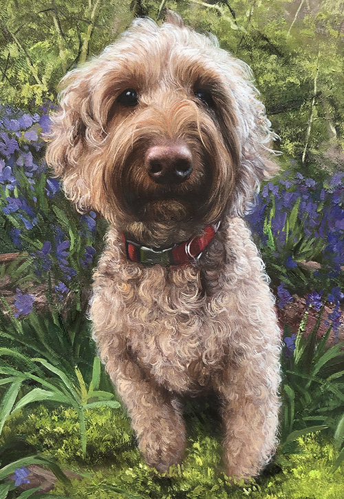 Painting of a Cockerpoo