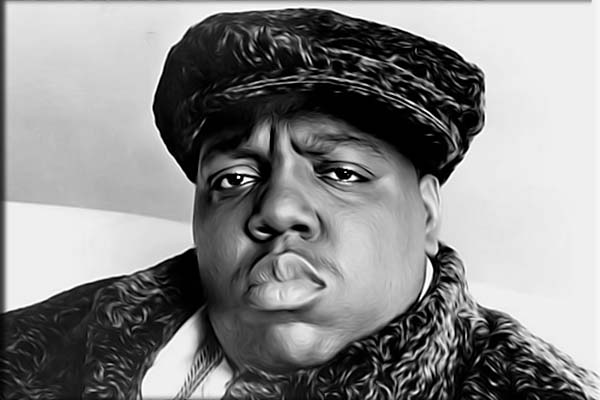Oil Painting of Notorious BIG