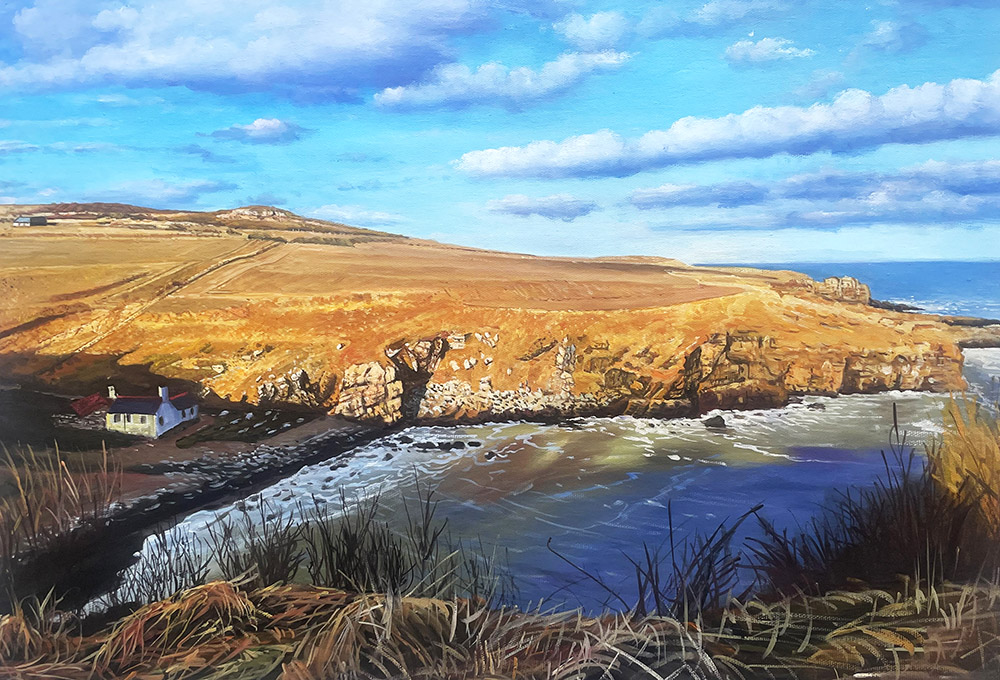 Cliff view of Newtonhill