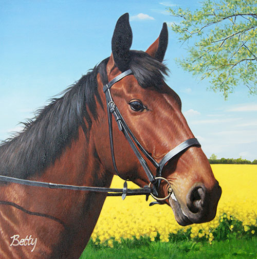 Finished Photo Realistic Oil Painting Painting