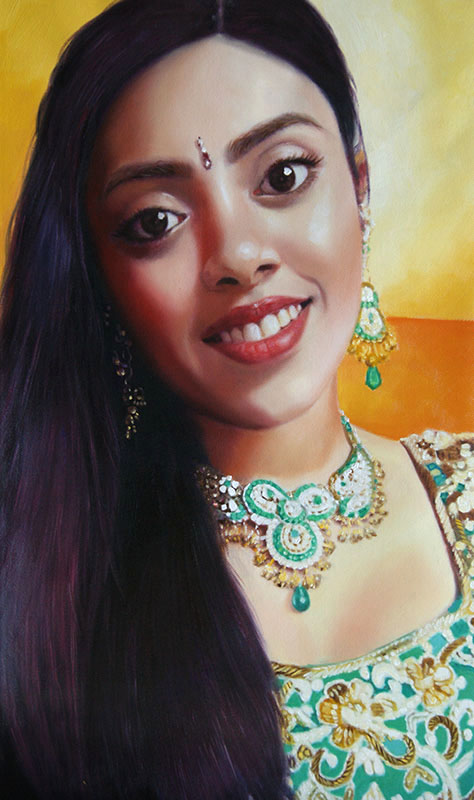 Finished Photo Realistic Oil Painting Painting