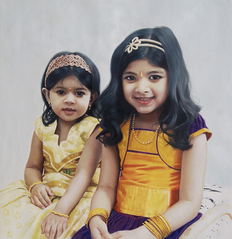 Finished Photo Realistic Oil Painting Painting