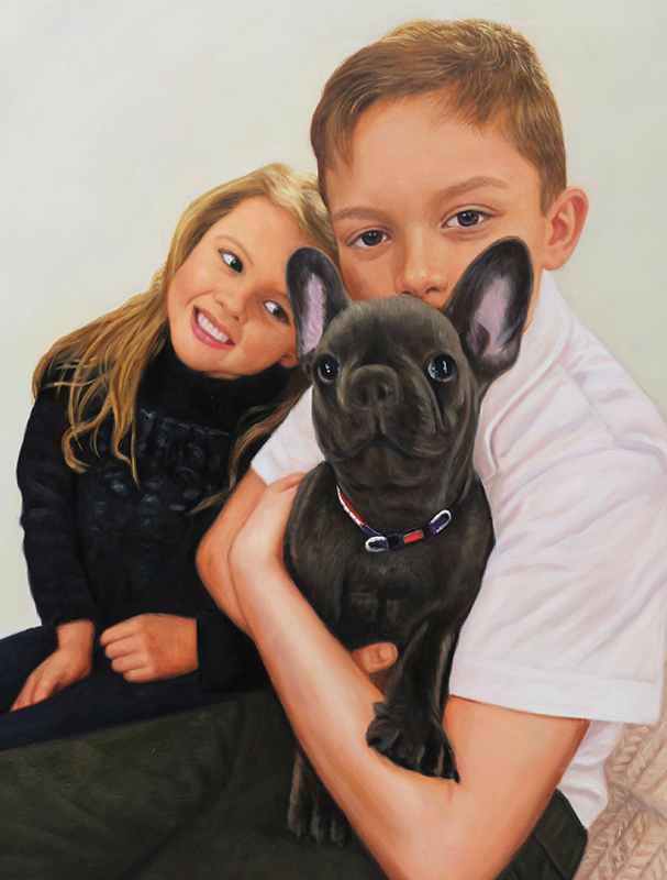 Finished Photo Realistic Oil Painting Painting