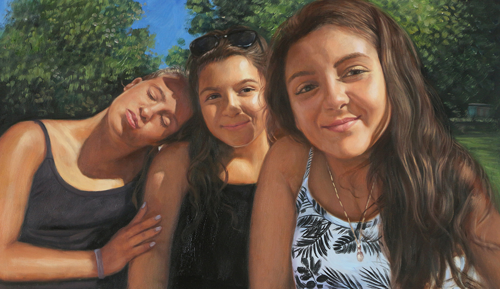 Finished Photo Realistic Oil Painting Painting