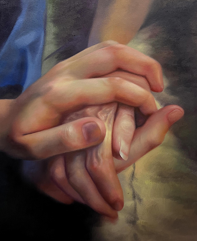 Finished Photo Realistic Oil Painting Painting