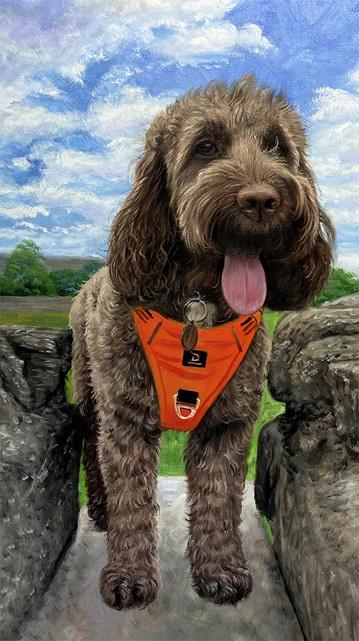 Finished Photo Realistic Oil Painting Painting