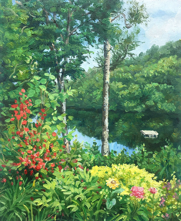 Finished Impressionist Oil Painting Painting