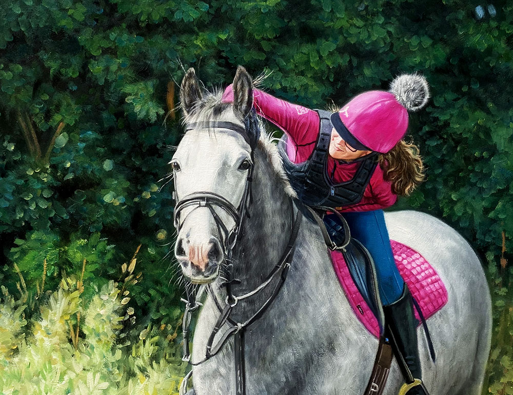 Finished Photo Realistic Oil Painting Painting