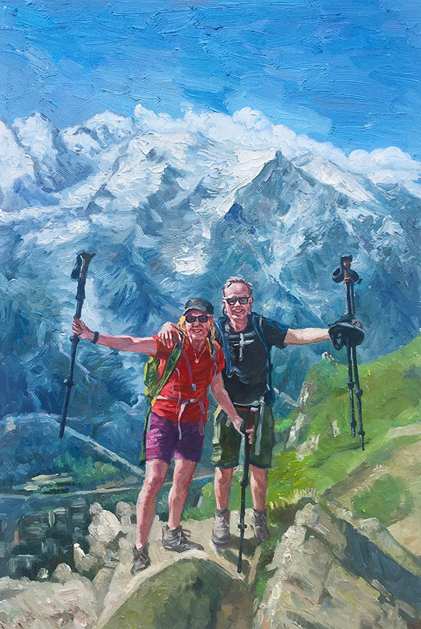 Finished Impressionist Oil Painting Painting